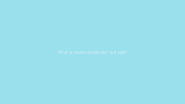 What is mediacombb.net? Is it safe?