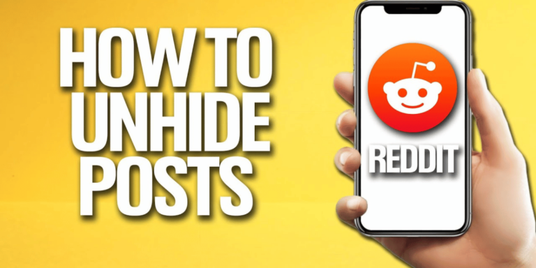 How to Unhide Posts On Reddit?